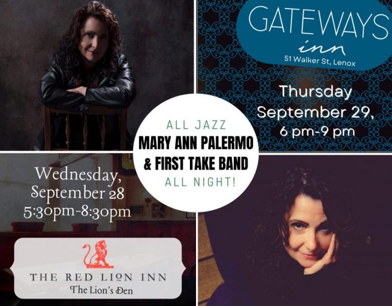 Wednesday, September 28, at the Lion’s Den and Thursday, September 29, at The Gateway Inn! Jazz!